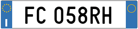 Truck License Plate